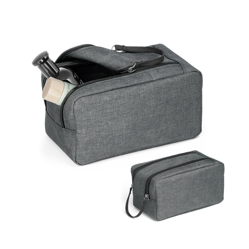 WAYNE. Kosmetikkoffer aus hochdichtem 600D-Material mit Griff.