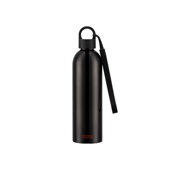 ACIER MELIOR. Bouteille d'eau double 500ml - 103 - Noir