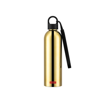ACIER MELIOR. Bouteille d'eau double 500ml - 117 - Doré