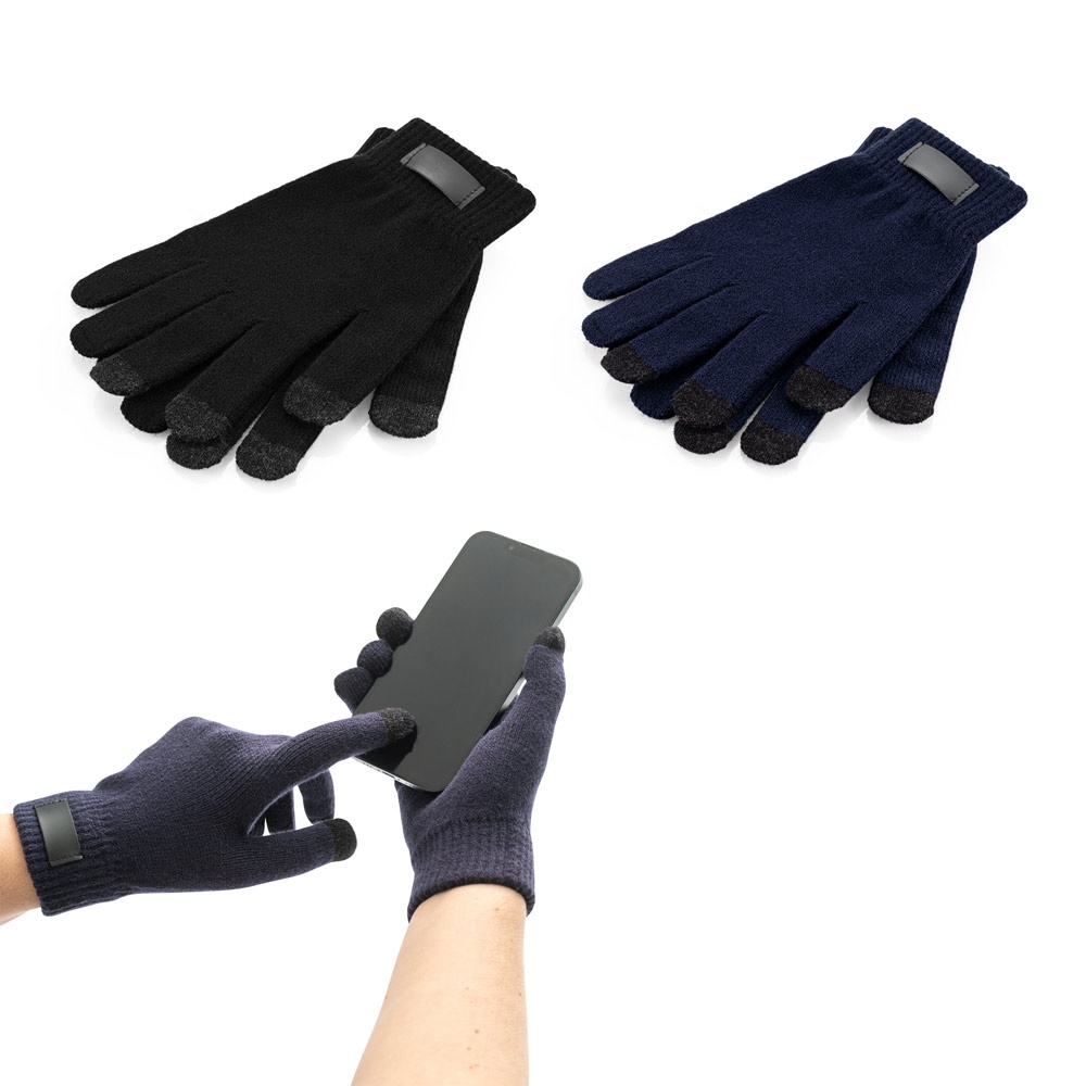 BURROW. Handschuhe aus recyceltem Polyester (100% rPET) mit berührungsempfindlicher Spitze.