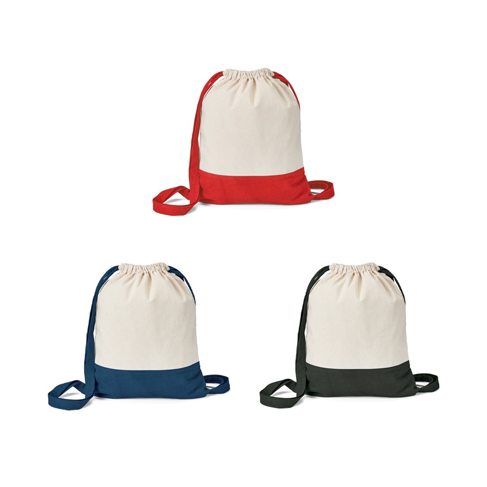 ROMFORD. Zaino a sacca in cotone 100% (180 g/m²)
