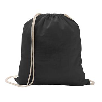 ILFORD. Sac à dos à cordon 100 % coton (100 g/m²) - 103 - Noir