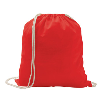 ILFORD. Sac à dos à cordon 100 % coton (100 g/m²) - 105 - Rouge