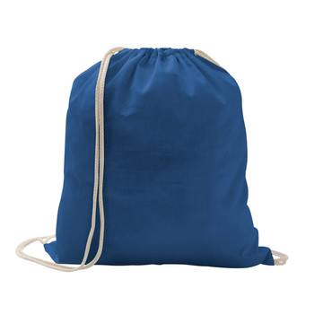 ILFORD. Sac à dos à cordon 100 % coton (100 g/m²) - 114 - Bleu royal