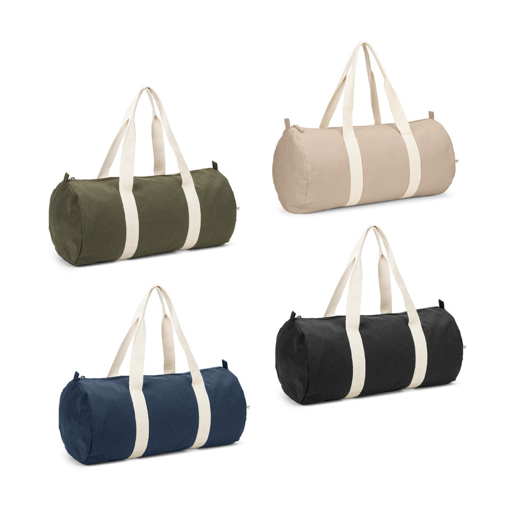 SAINT SPORT. Sporttasche aus recycelter Baumwolle und recyceltem Polyester (380 g/m²)