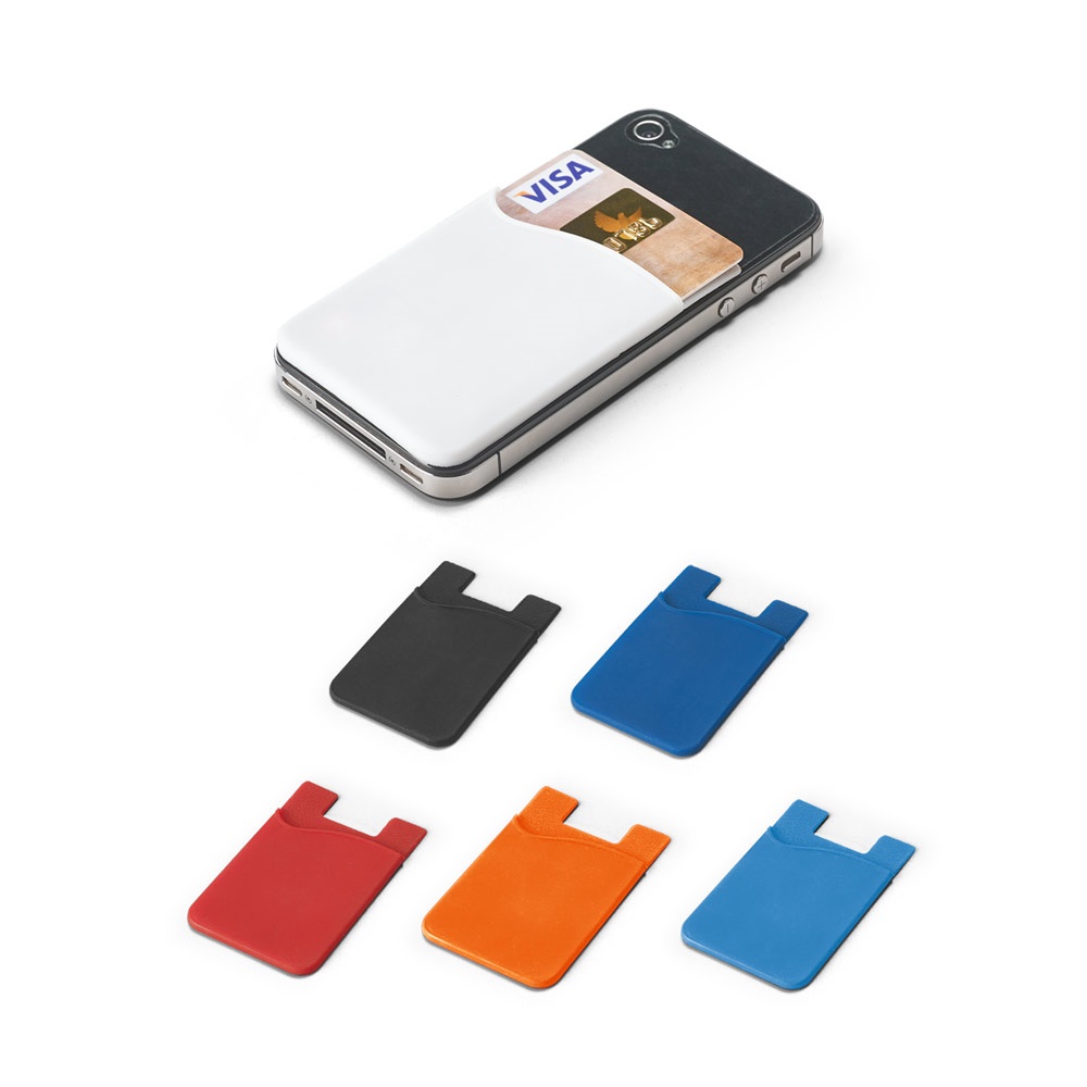 SHELLEY. Silikon-Smartphone-Kartenhalter.