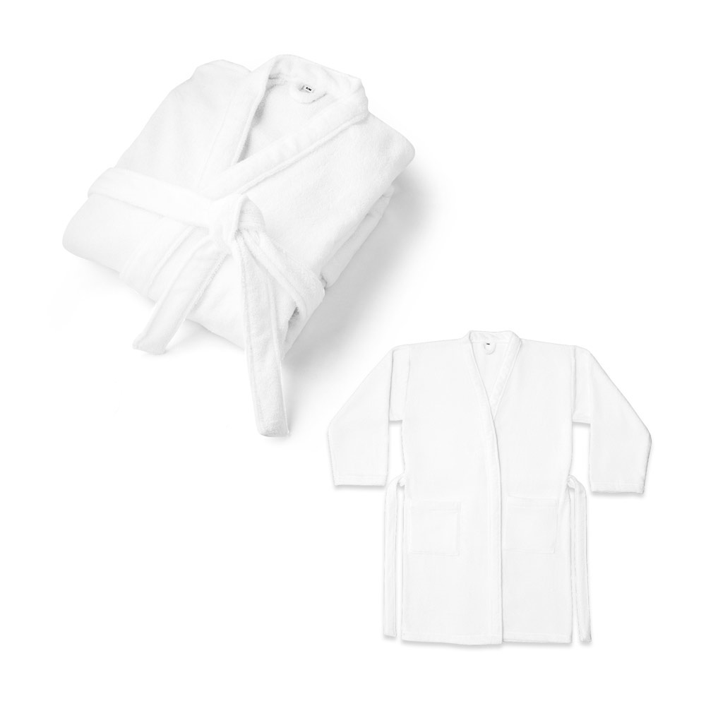 RUFFALO GRAND. Peignoir (350 g/m²) en coton (82 %) et coton recyclé (18 %).
