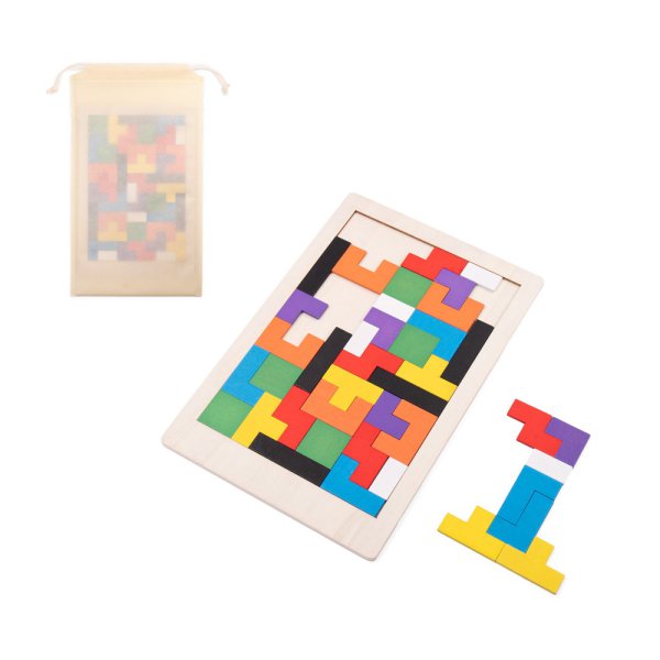MOKI. Gioco di costruzioni e incastri in compensato
