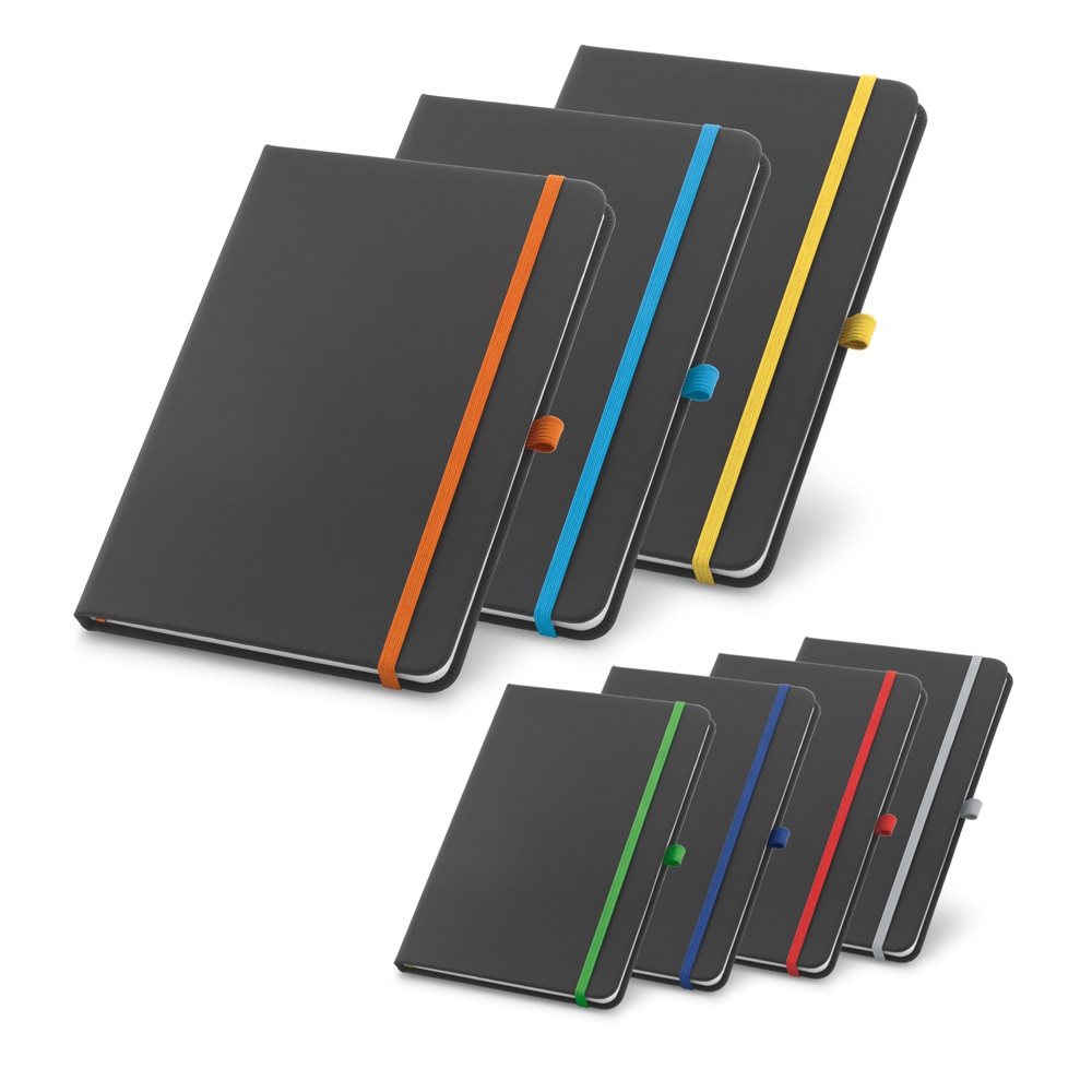 CORBIN. A5 PU-Notizbuch mit linierten Seiten