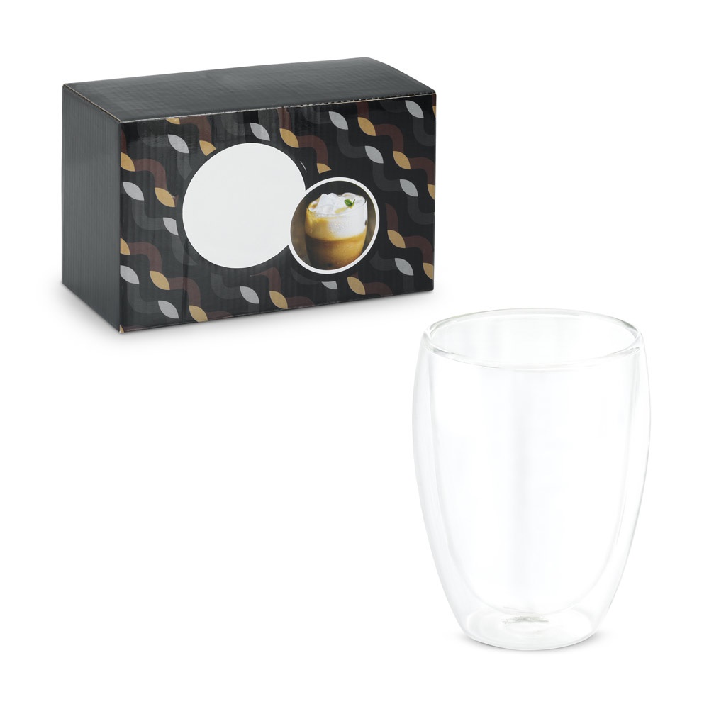 MACHIATO DUO. Set aus 2 Bechern aus Borosilikatglas.