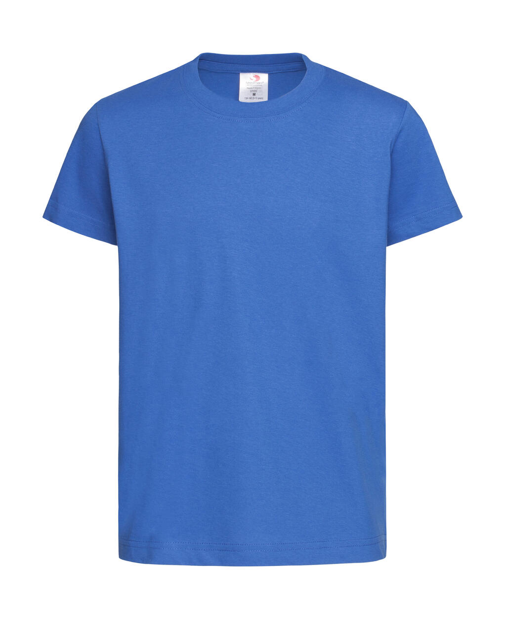 Col rond en coton bio Classic-T - Bright Royal
