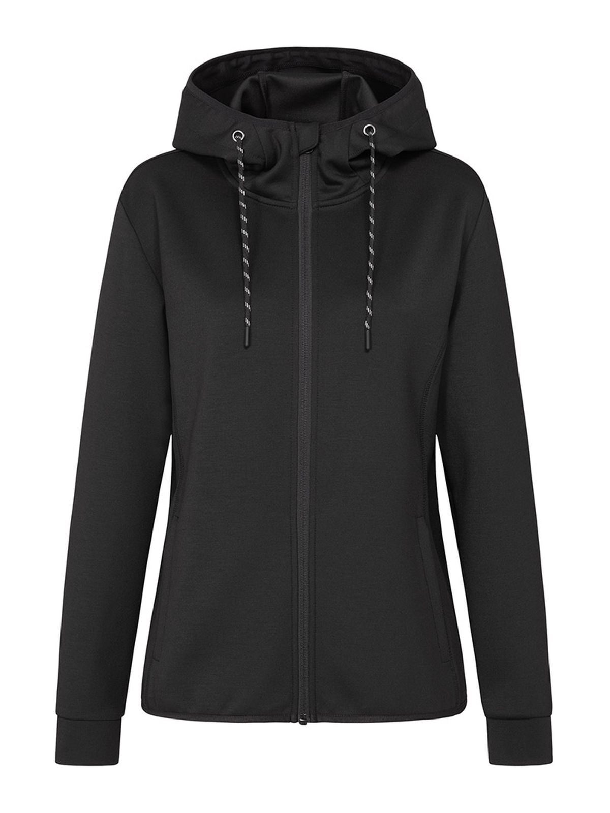 Recycled Scuba Jacket Women - BLO - Black opal