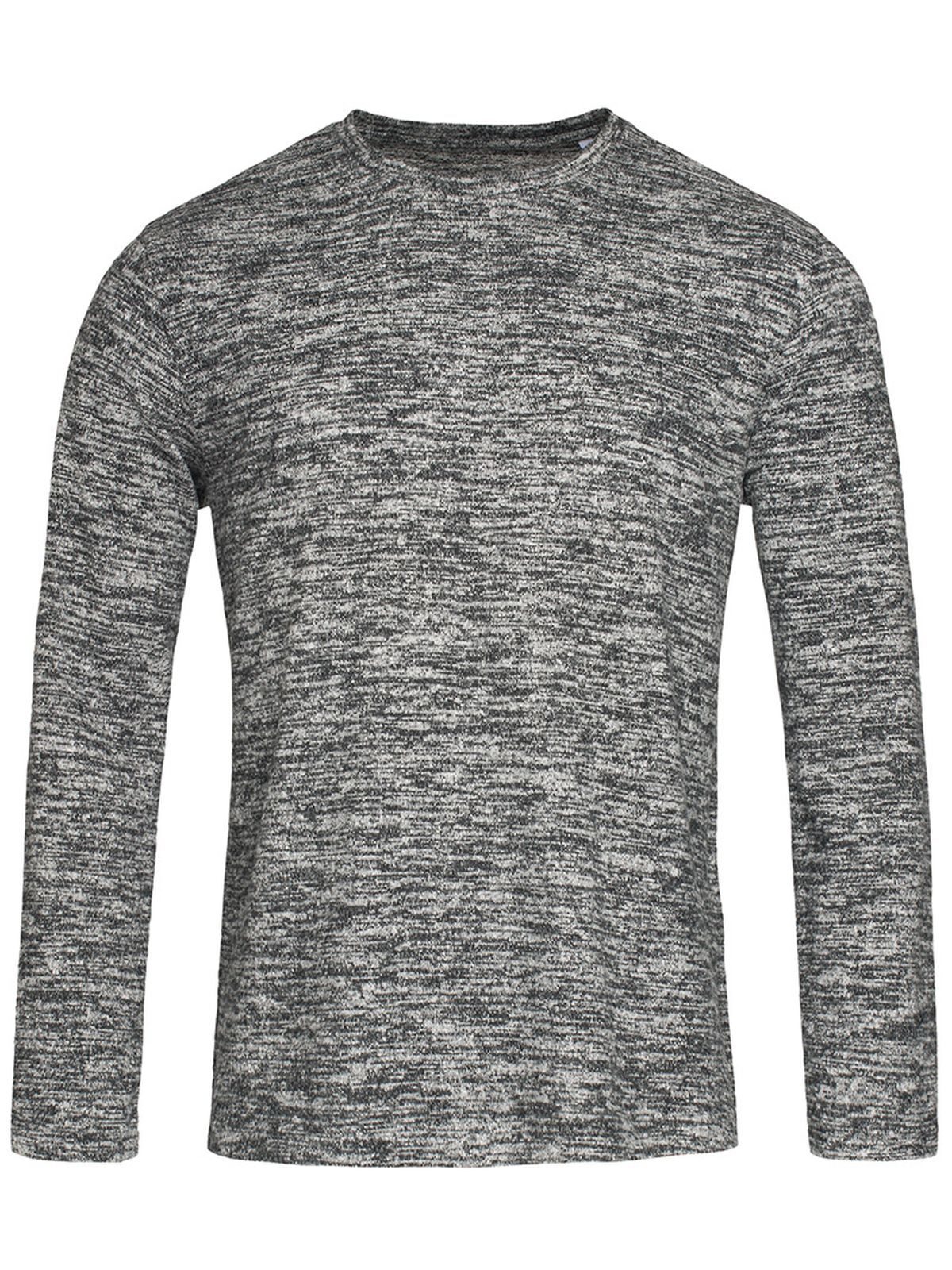 Strickpullover - DGM - Dunkelgrau meliert