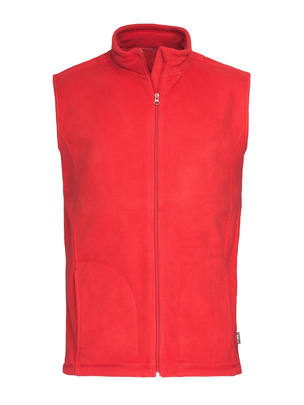 Classic Fleece Vest - SRE - Scarlet red