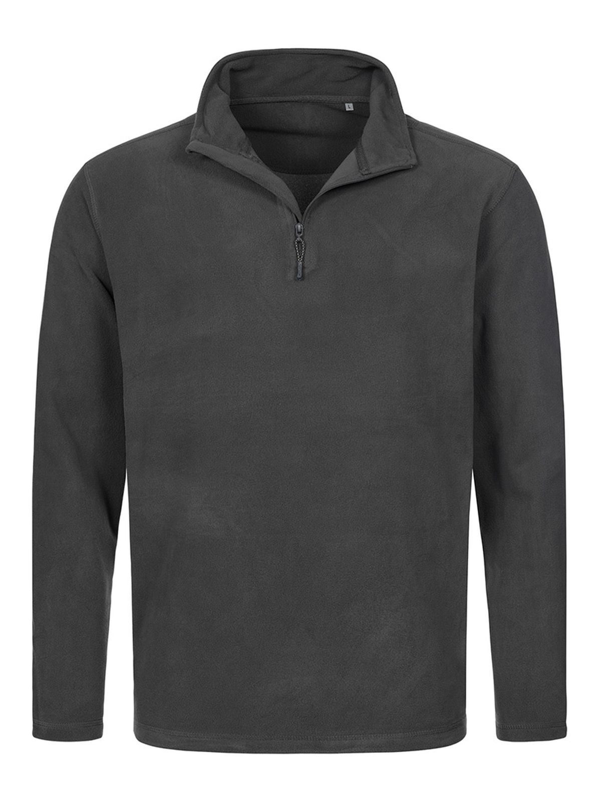 polaire active à demi-zip - GRS - Acier gris