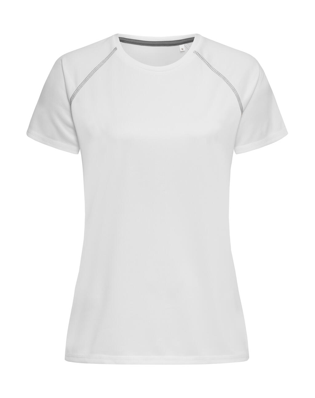 T-shirt raglan pour femmes Active 140 Team - WHI - Blanc