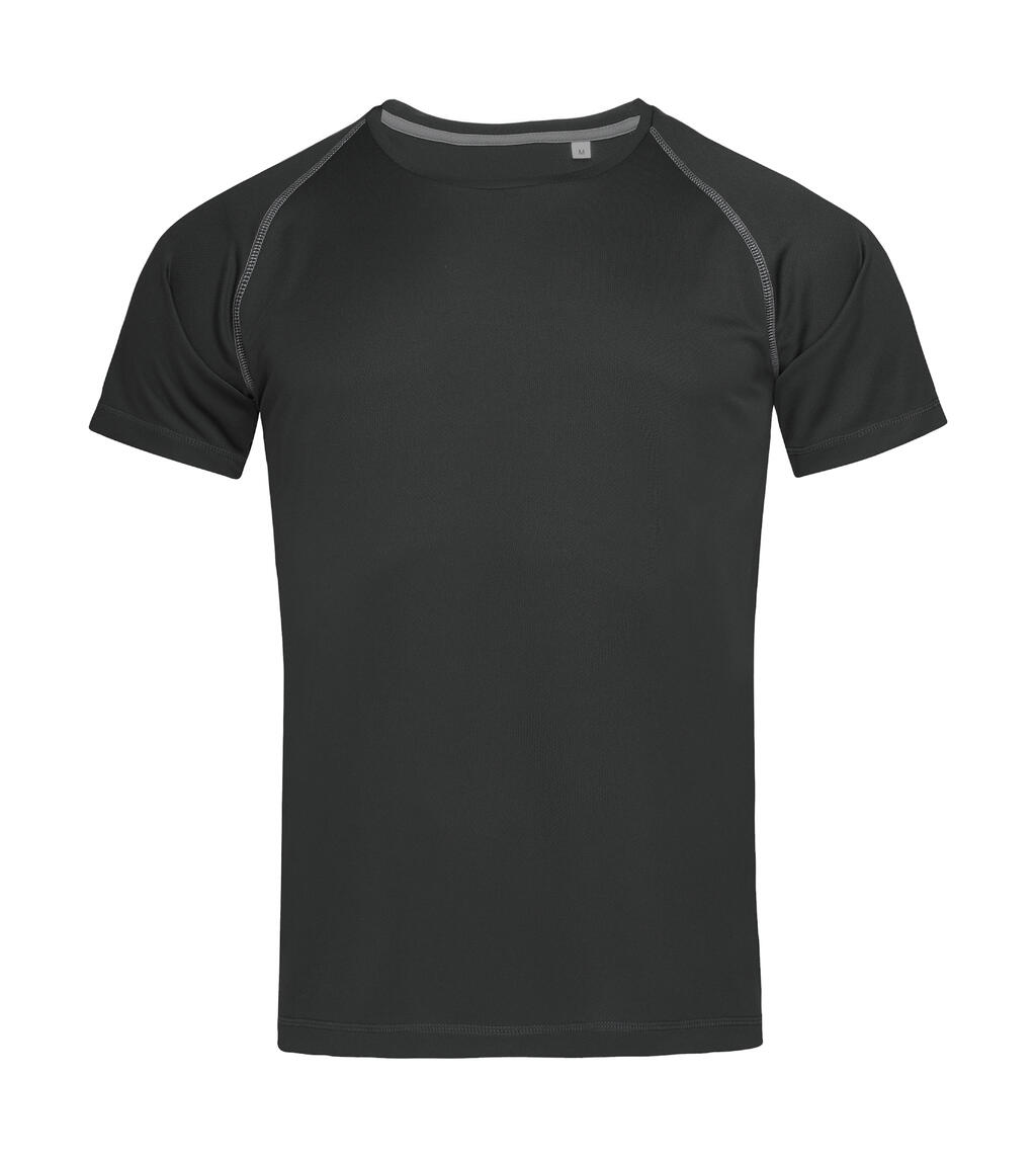 T-shirt raglan pour homme Active 140 Team - 102 - Opale noire