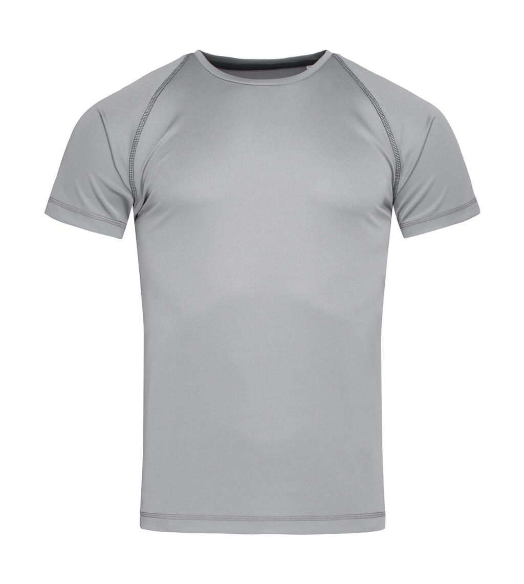 T-shirt raglan pour homme Active 140 Team - 713 - Gris argenté