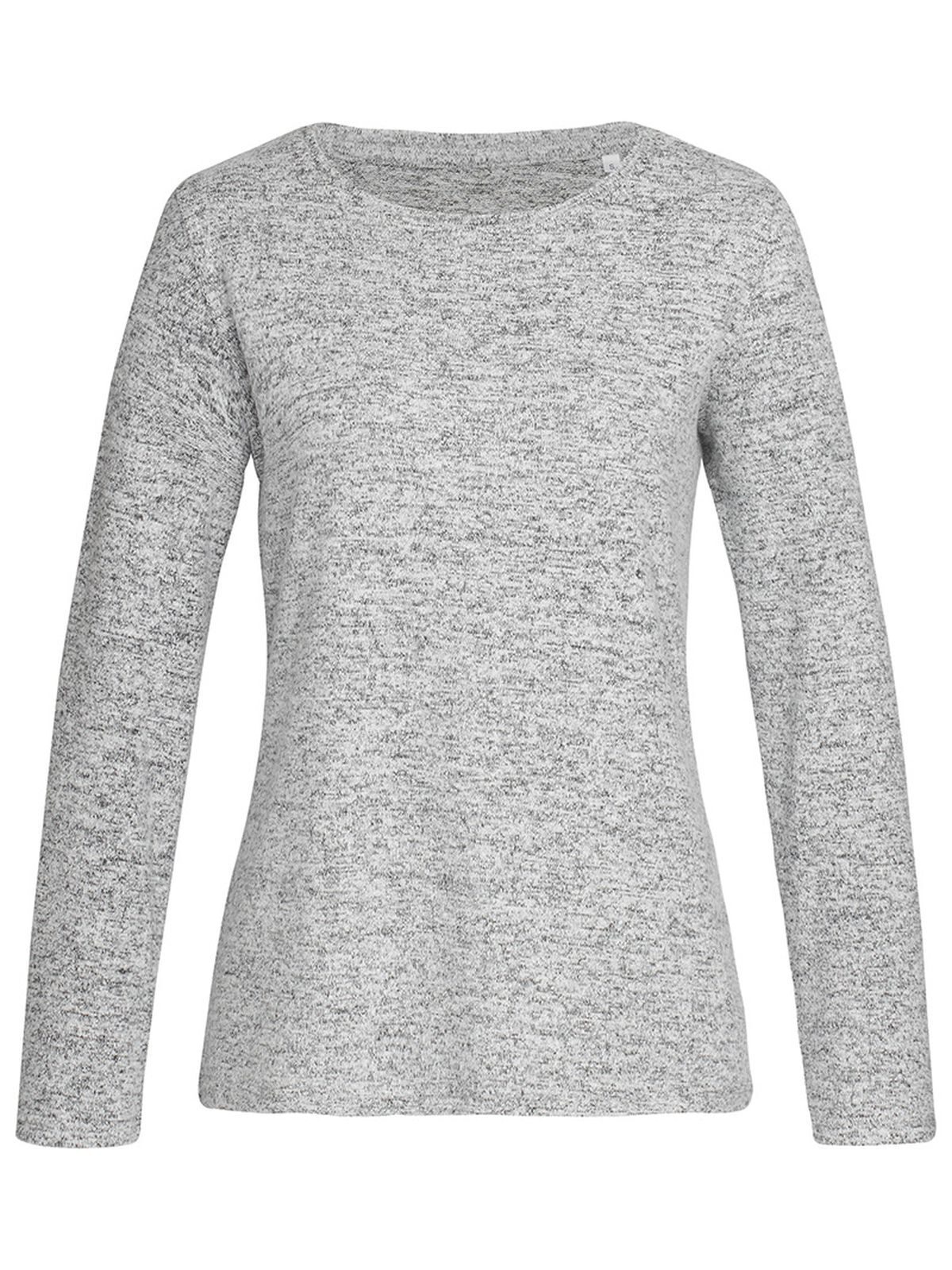 Knit Sweater - LGM - Light grey melange