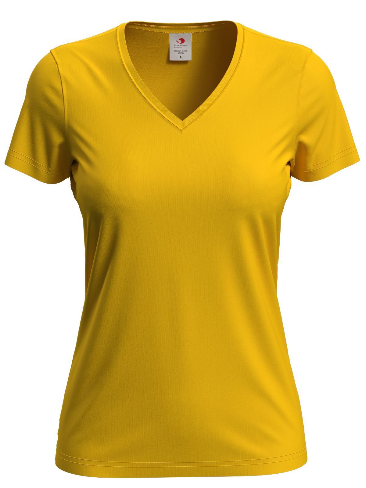 Col en V classique - SUN - Jaune tournesol