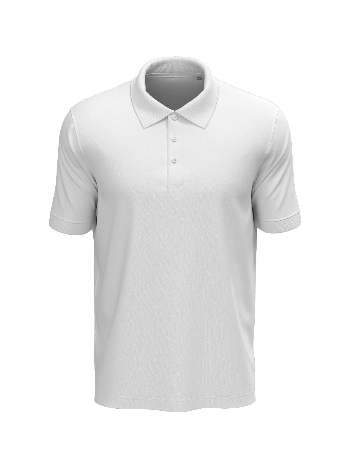 Lux Polo Herren - WHI - White LC