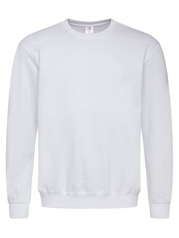 Sweat-shirt mi-lourd - WHI - Blanc