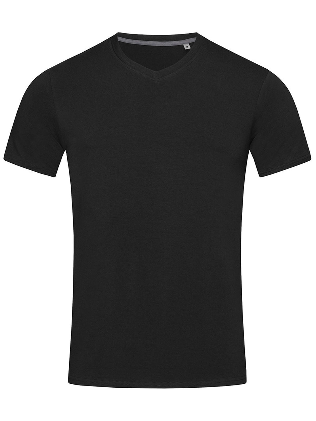 Stretch-T Col en V - BLO - Opale noire
