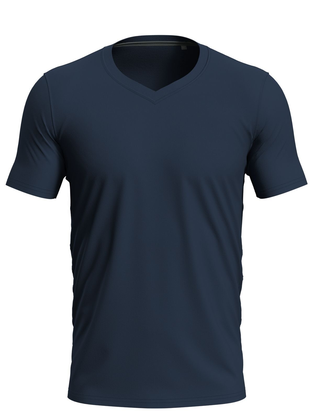 Stretch-T Col en V - BLM - Bleu minuit