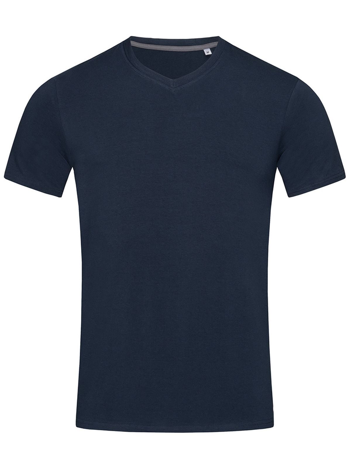 Stretch-T Col en V - MAB - Bleu marine