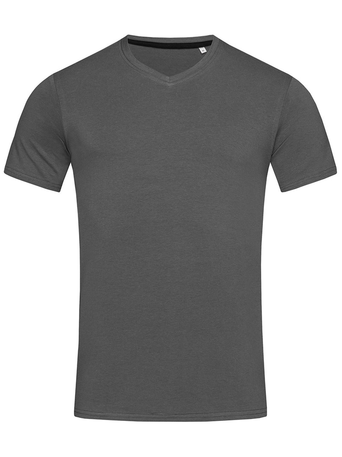 Stretch-T Col en V - SLG - Gris ardoise