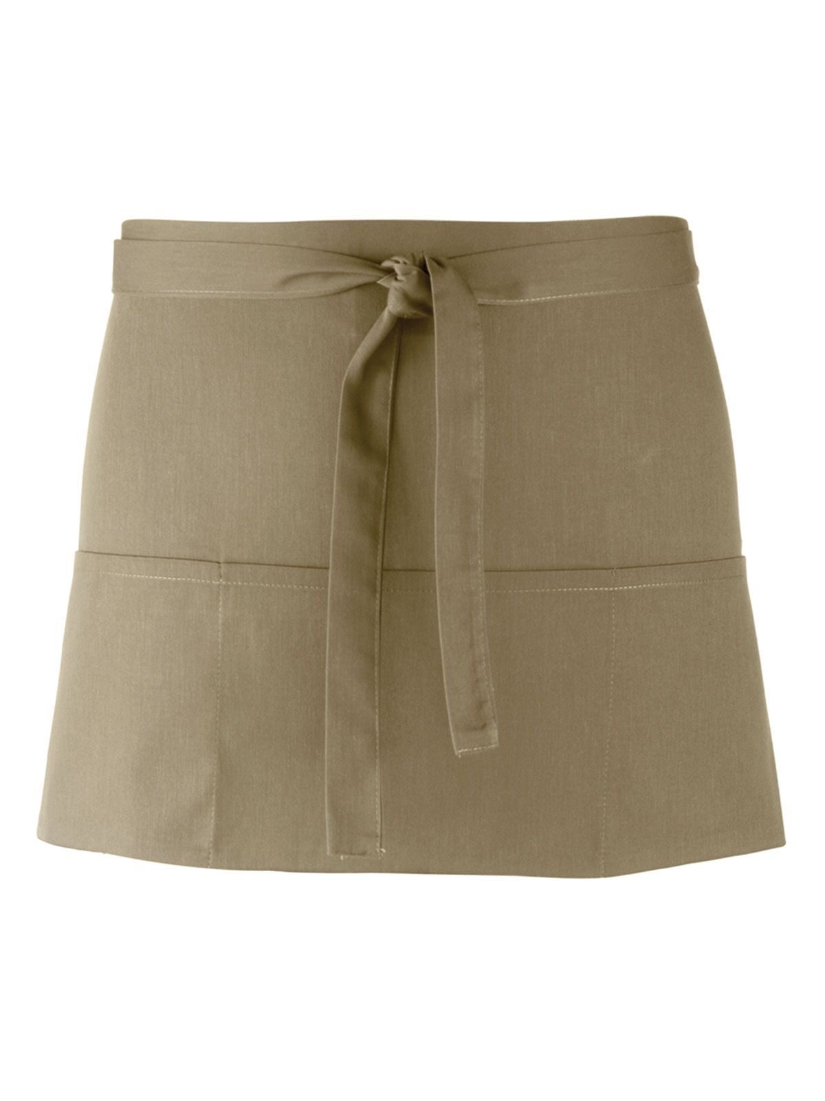 Tablier à trois poches de la collection Colors - Olive