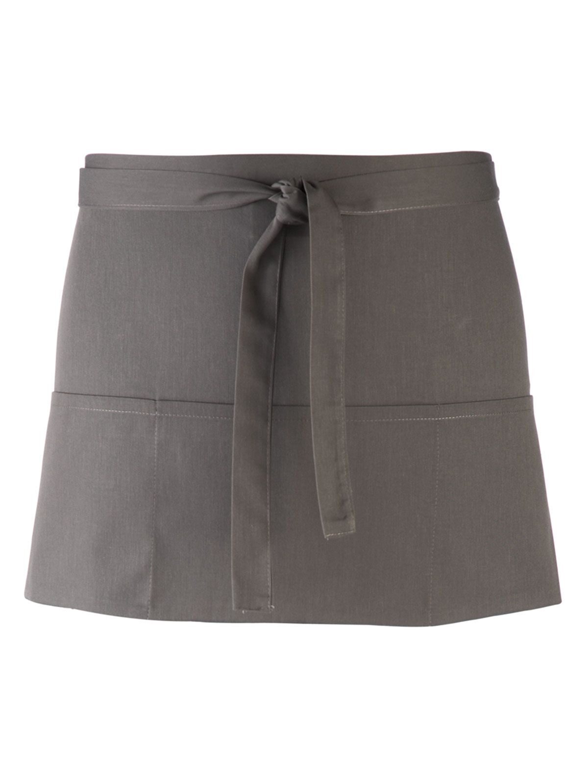 Tablier à trois poches de la collection Colors - DGRE - Gris foncé