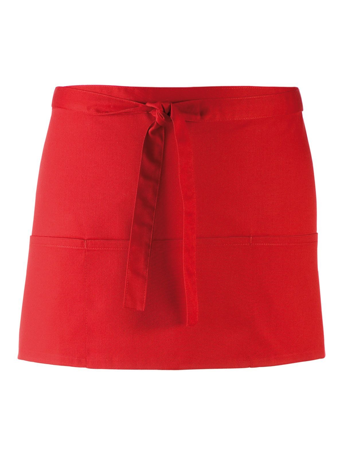 Tablier à trois poches de la collection Colors - REDD - Rouge