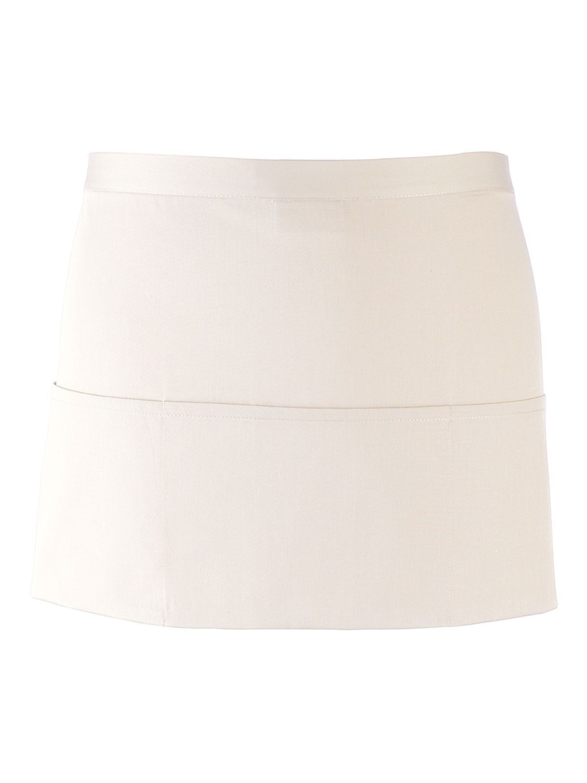 Tablier à trois poches de la collection Colors - WHIT - Blanc