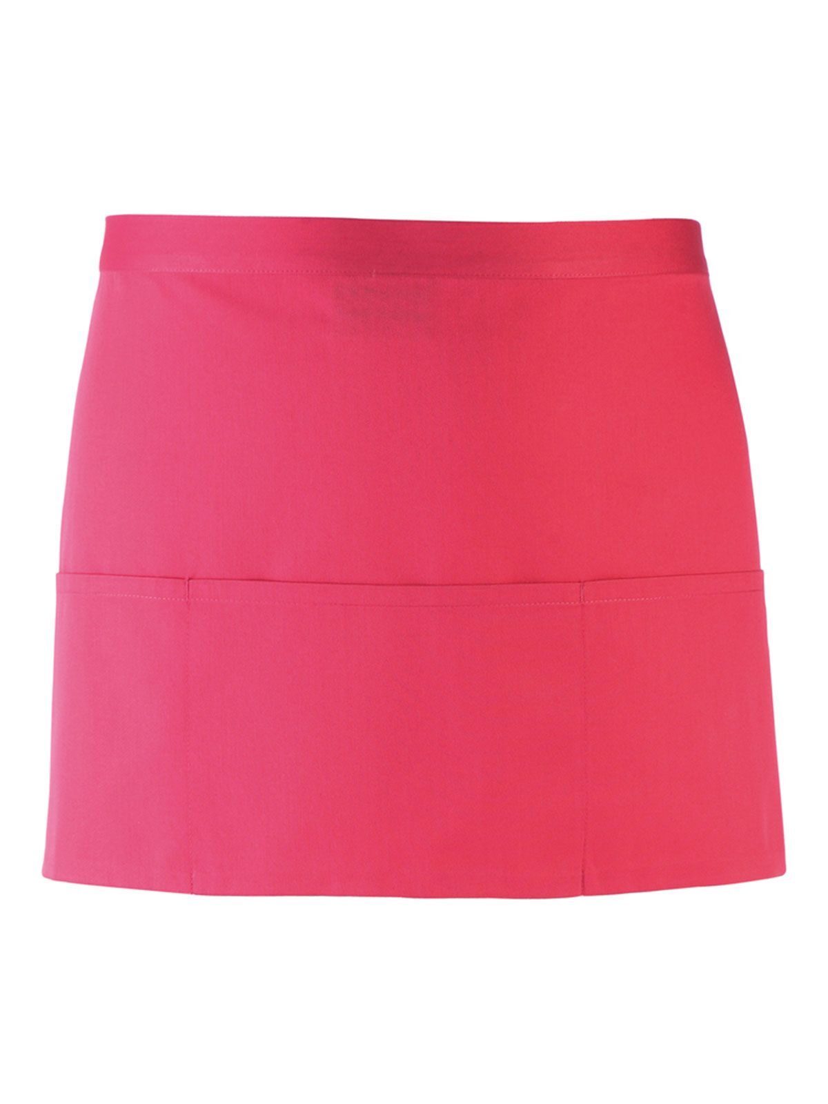 Tablier à trois poches de la collection Colors - HPIN - Rose vif