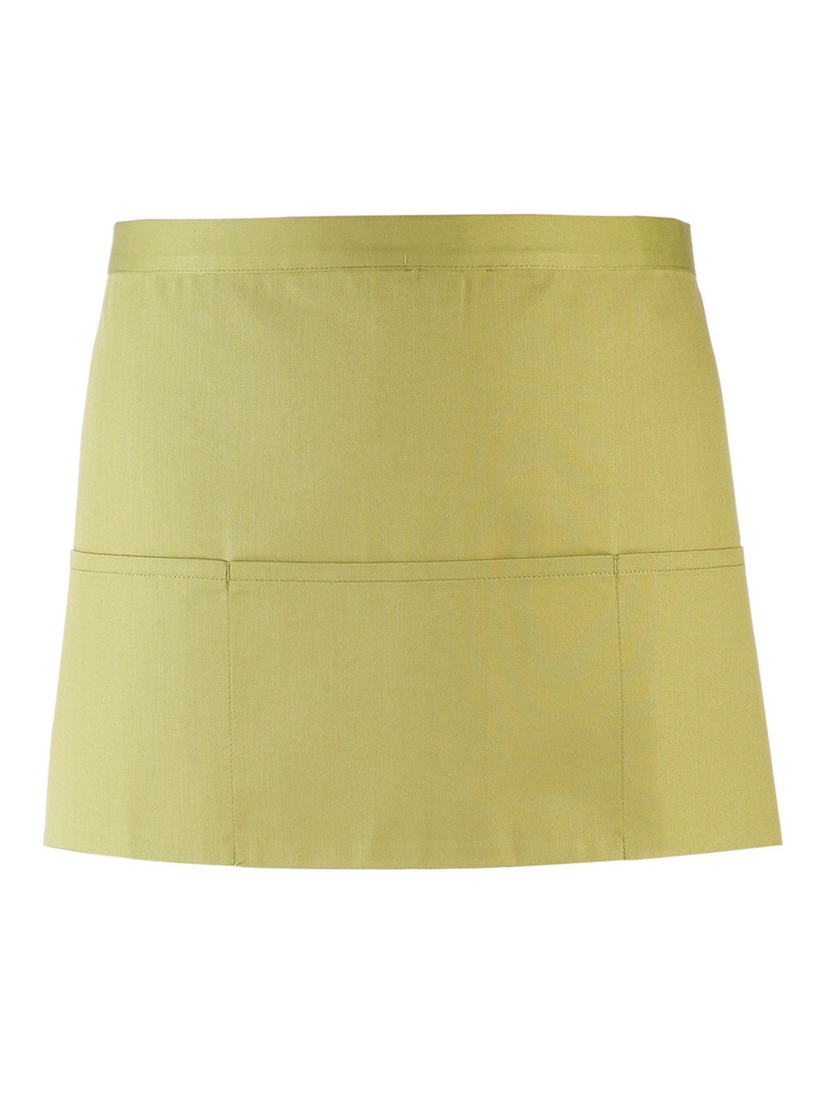 Tablier à trois poches de la collection Colors - LIME - Citron Vert - Citron Vert