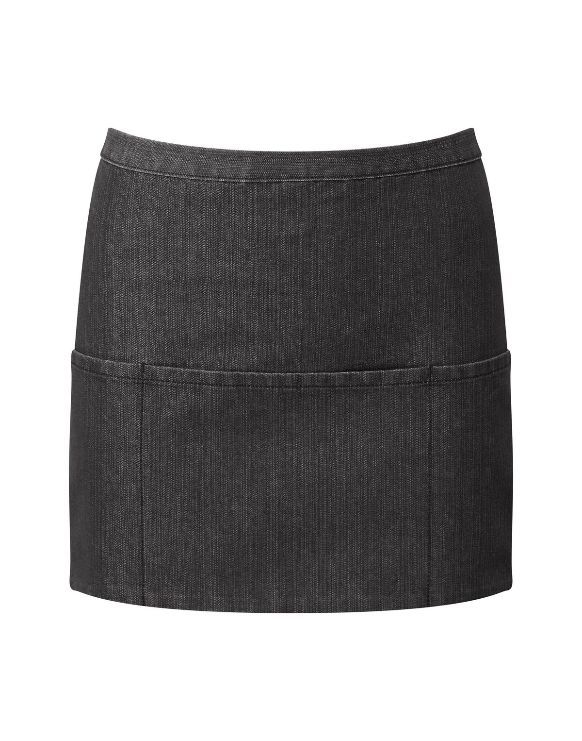 Tablier à trois poches de la collection Colors - BKDE - Denim noir