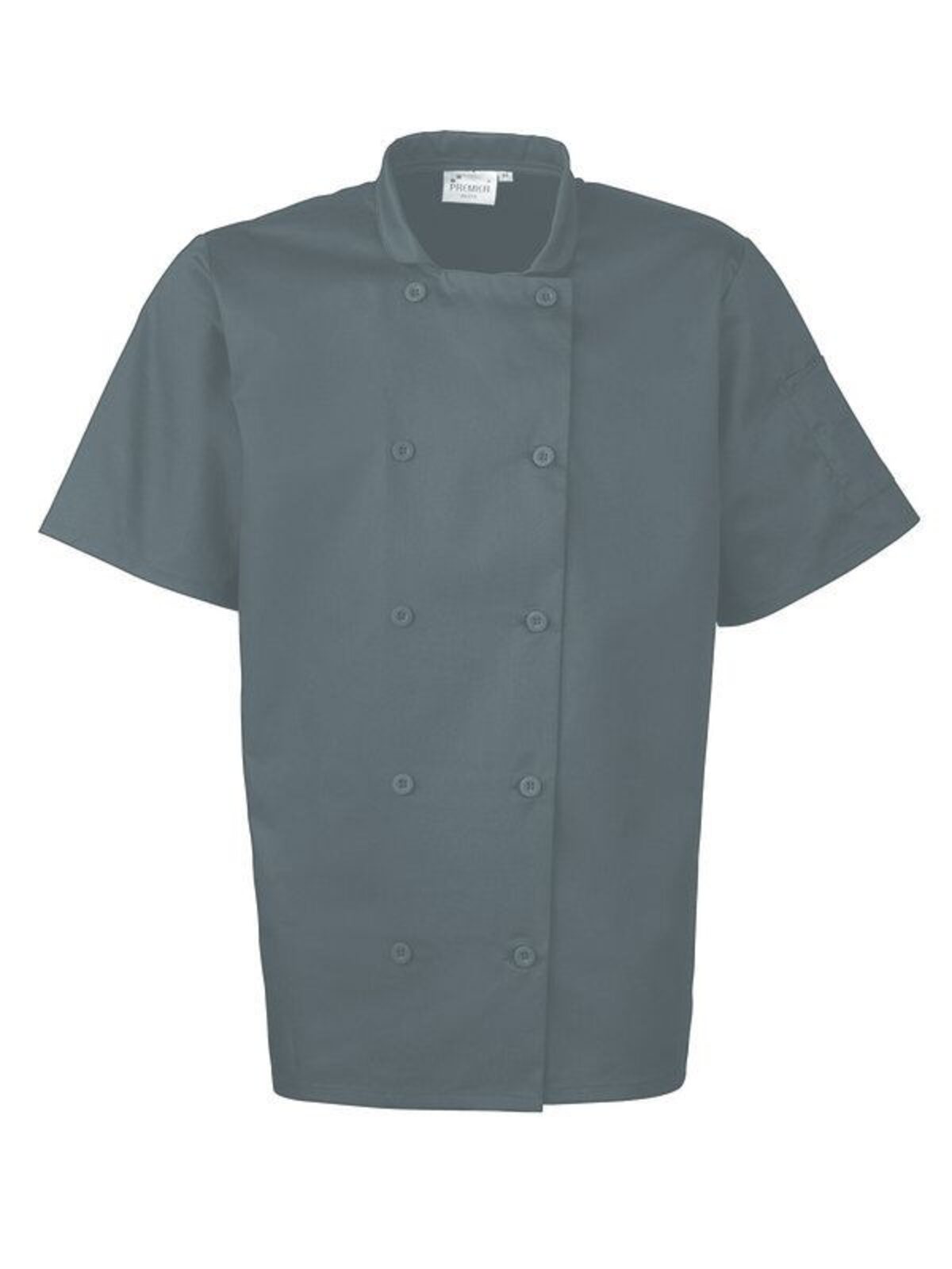 Veste de chef à manches courtes - STEE - Acier