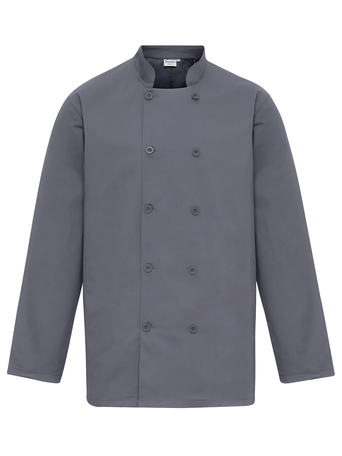 Veste de chef à manches longues - STEE - Acier