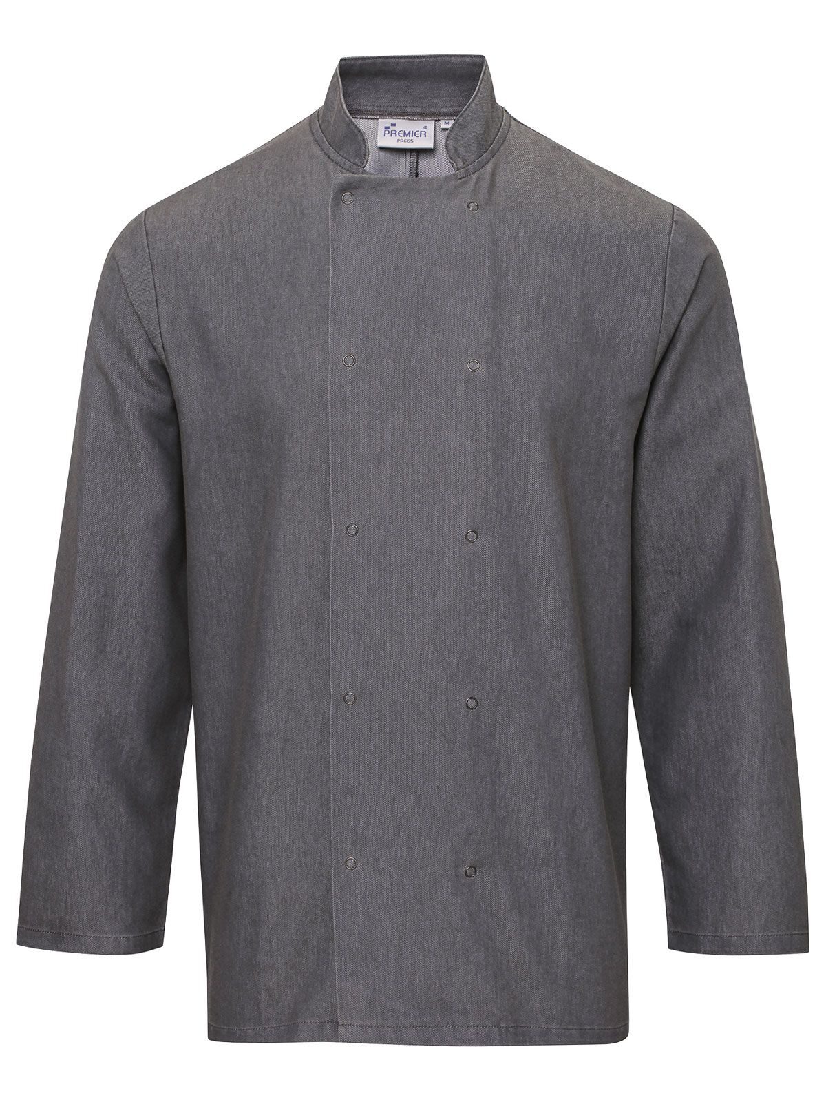 Veste de chef en denim - GDEN - Denim gris