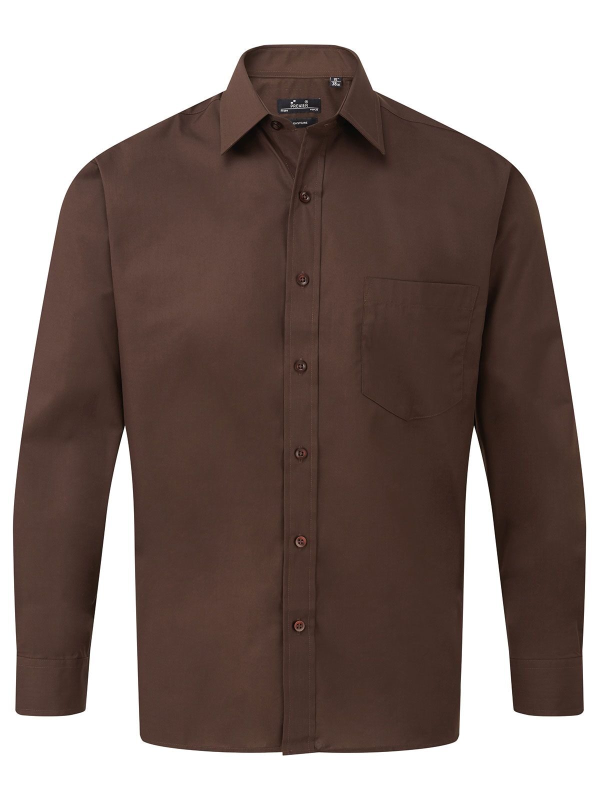 Chemise habillée à manches longues - BROW - Bruns