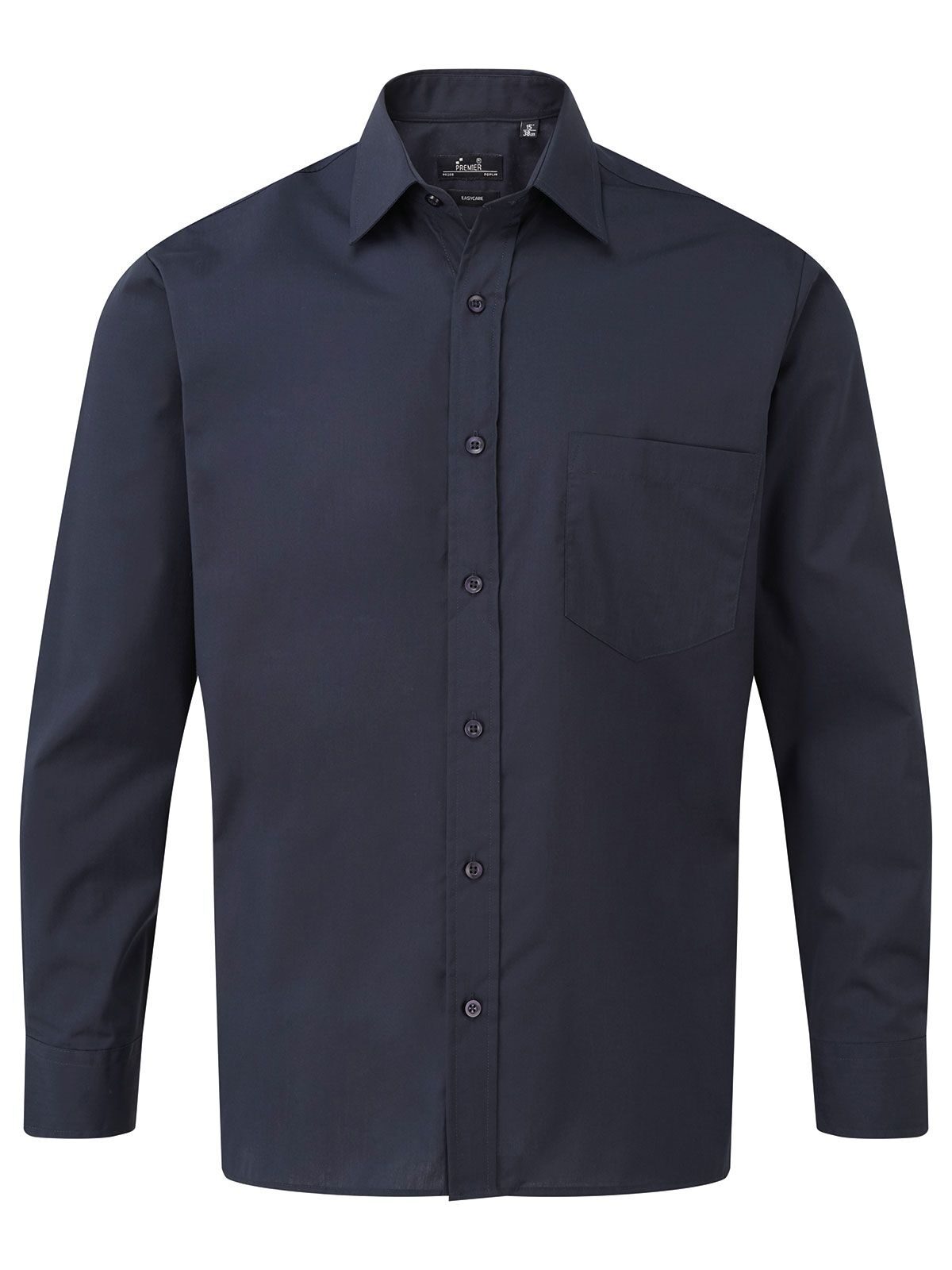 Chemise habillée à manches longues - NAVY - Marine