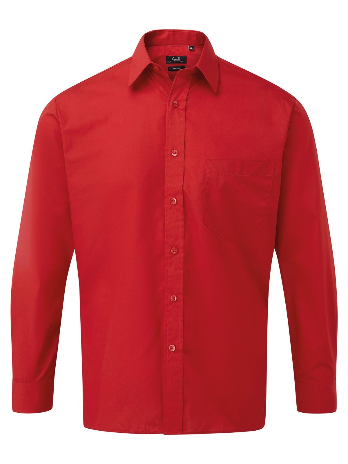 Chemise habillée à manches longues - REDD - Rouge