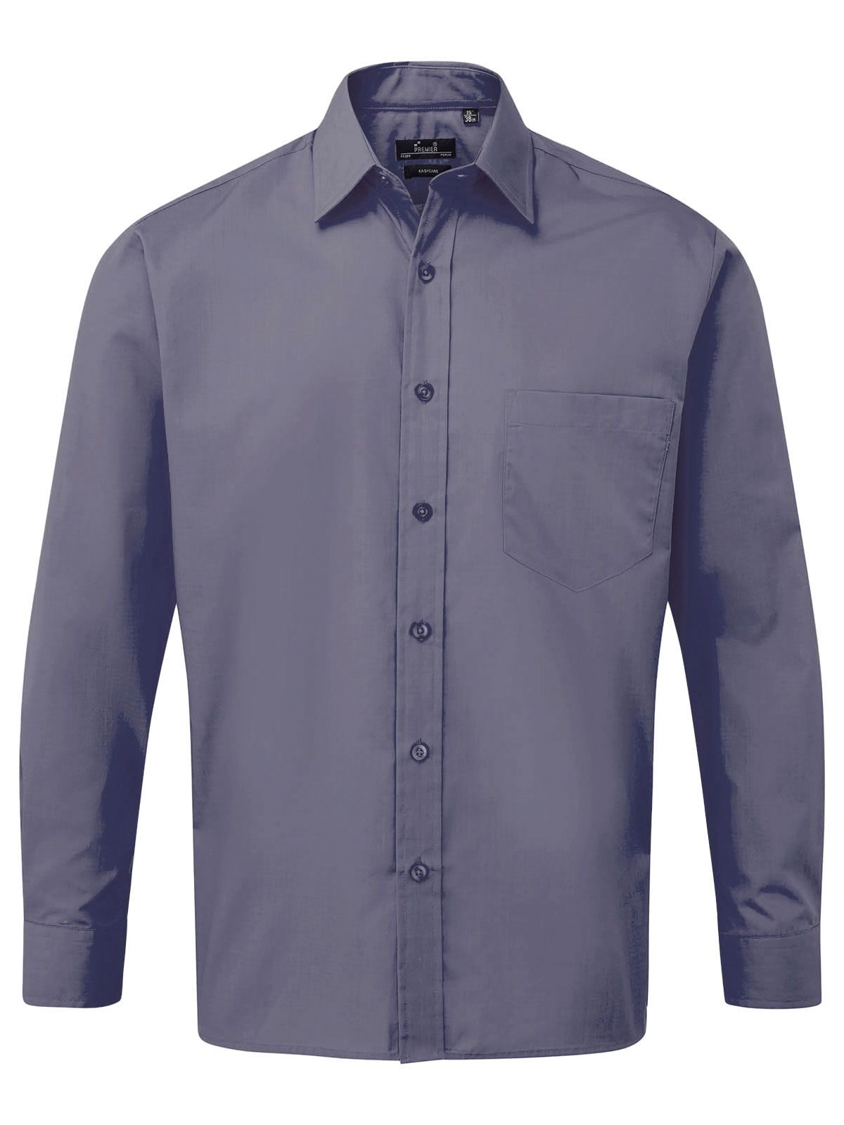 Chemise habillée à manches longues - STEE - Acier
