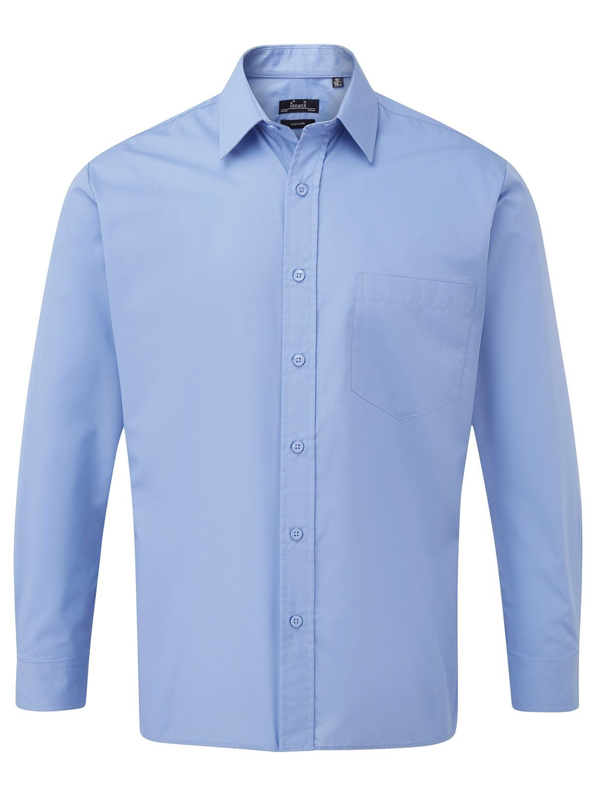 Chemise habillée à manches longues - MBLU - Bleu Moyen