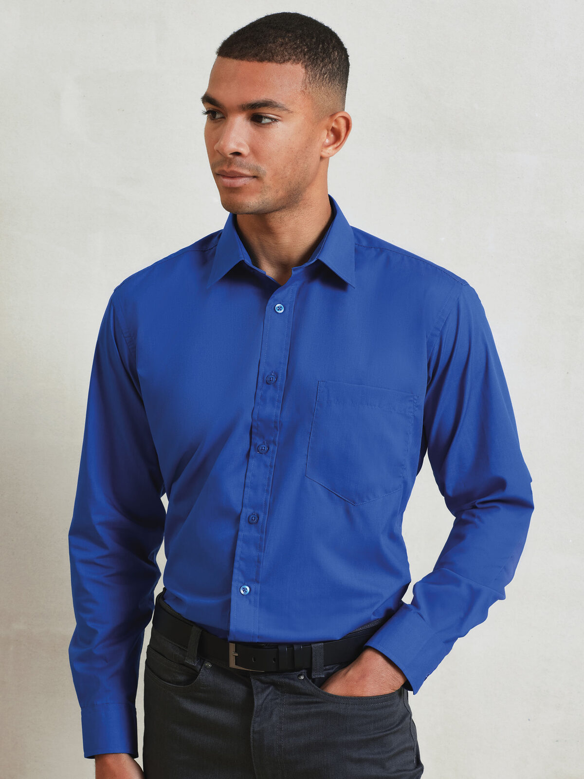 Men´s Poplin Long Sleeve Shirt