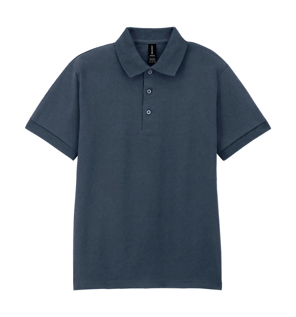 DryBlend® Polo für Erwachsene - 108 - Dunkelgrau meliert