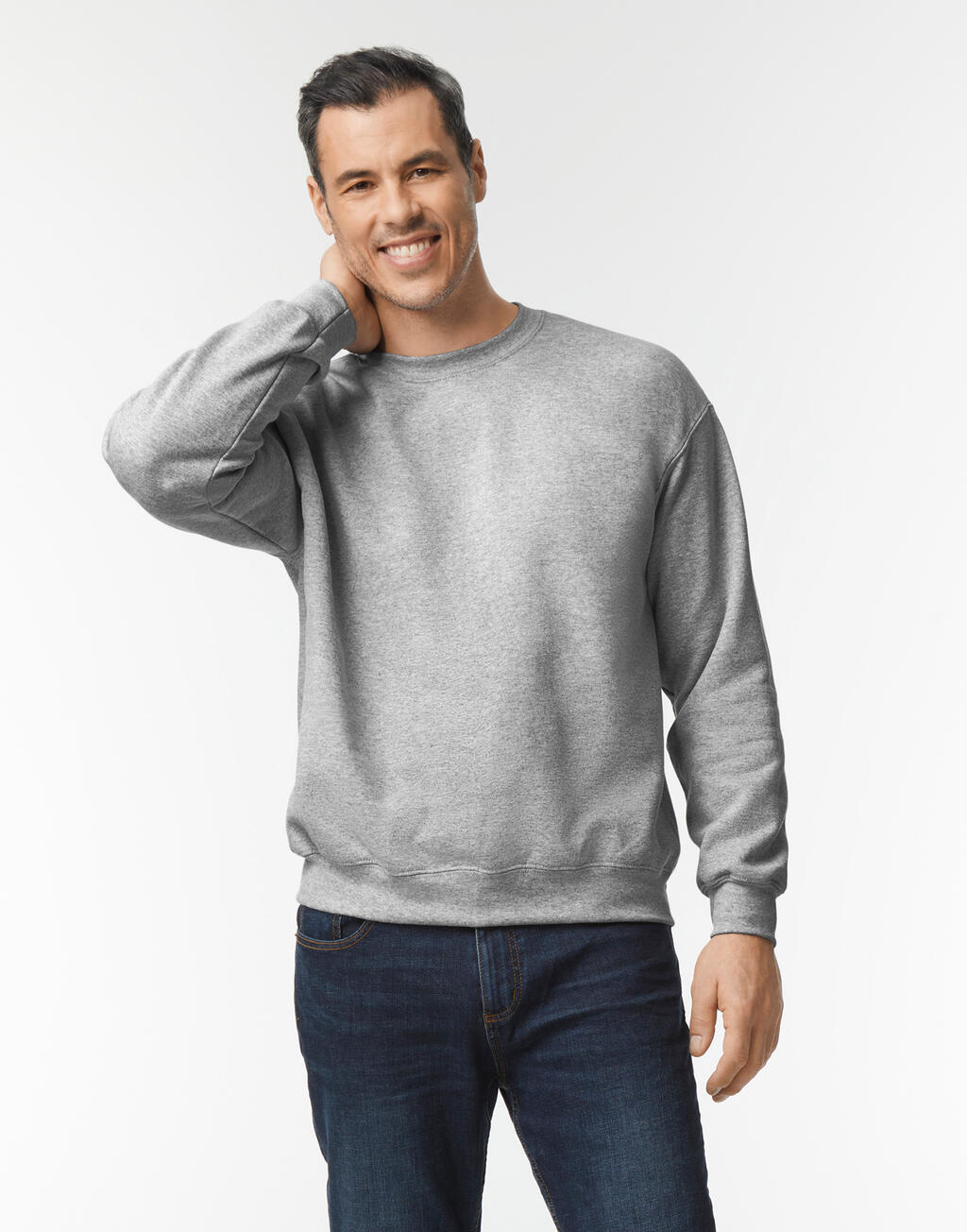 Sweat-shirt à col rond DryBlend