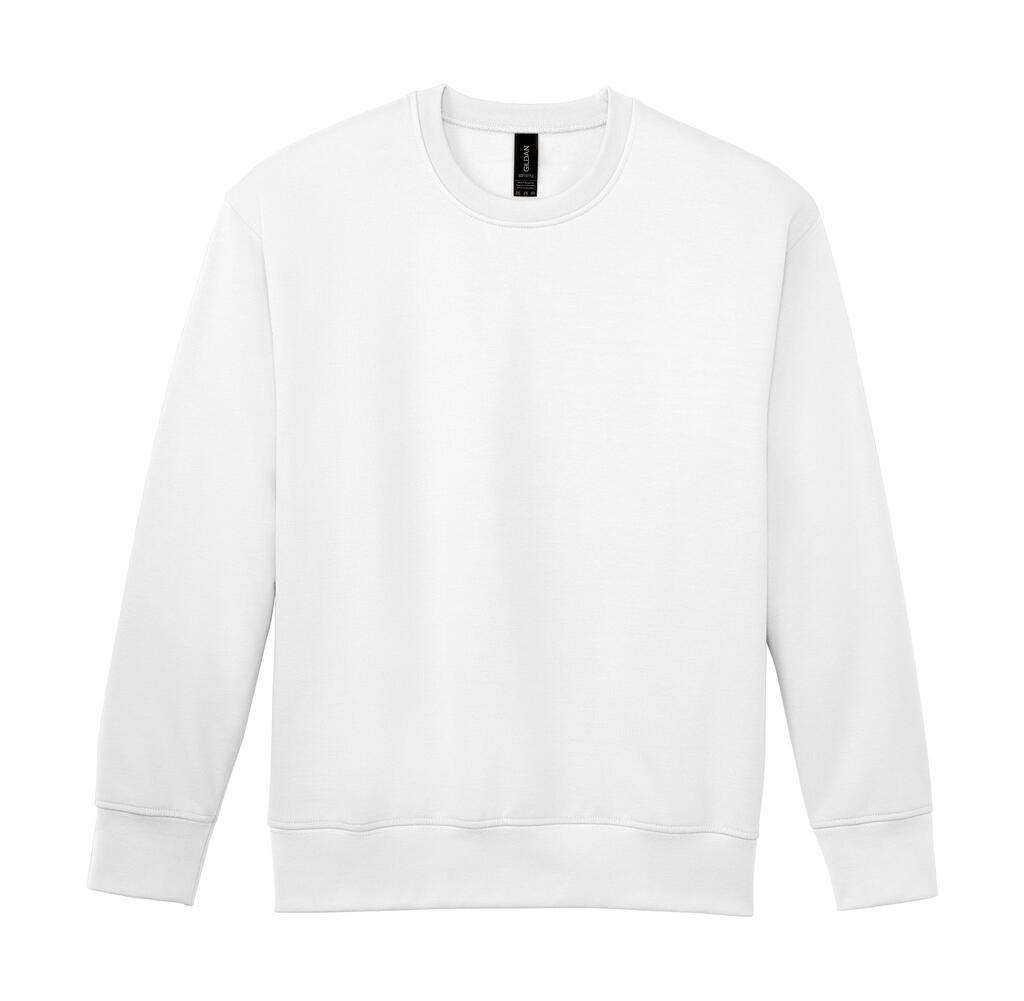 Softstyle® Mittelschweres Fleece-Sweatshirt für Erwachsene mit Rundhalsausschnitt - 30 - Weiß