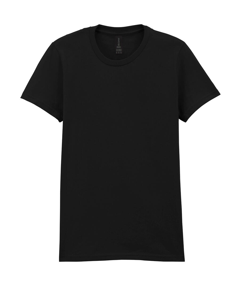 T-shirt mi-lourd Softstyle pour femmes - 3G9 - Noir absolu